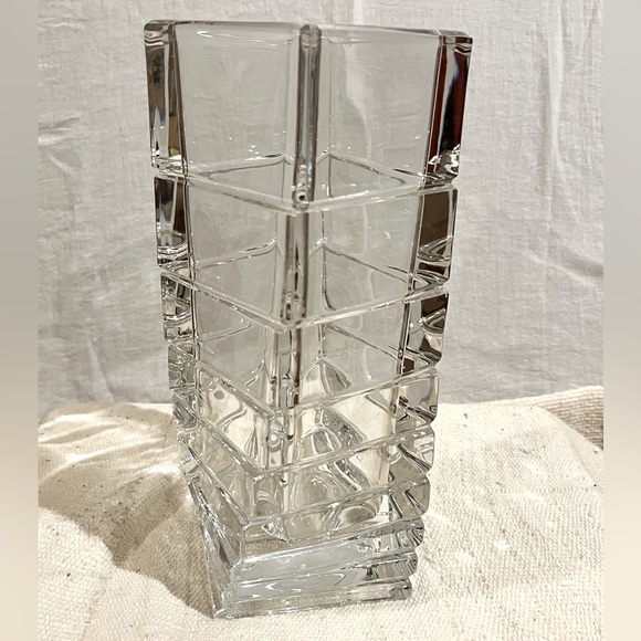 Rosenthal Other - Vintage Rosenthal Studio Linie Mid Century Twisted Tower Crystal Vase